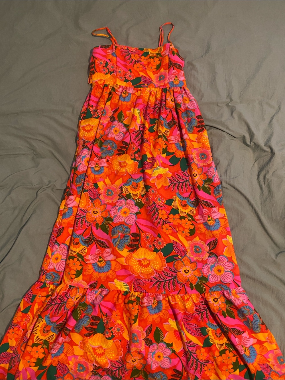 Fun floral wedding guest dress